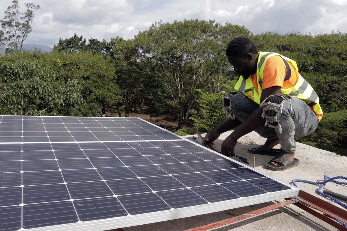 Solar Energy installation in schools to pump water